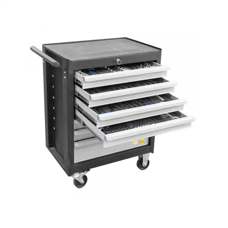 SERVANTE DE 7 TIROIRS AVEC OUTILS (GRIS)