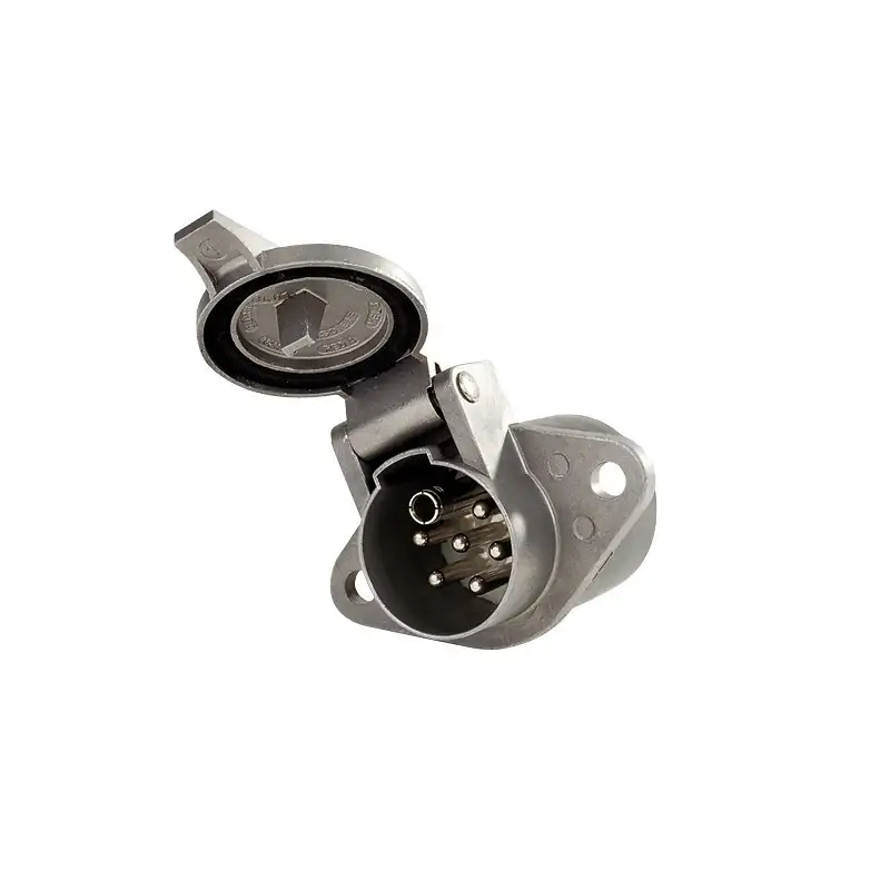 Socle 24V a Vis - Metal - Serie S - Prises poids-lourds