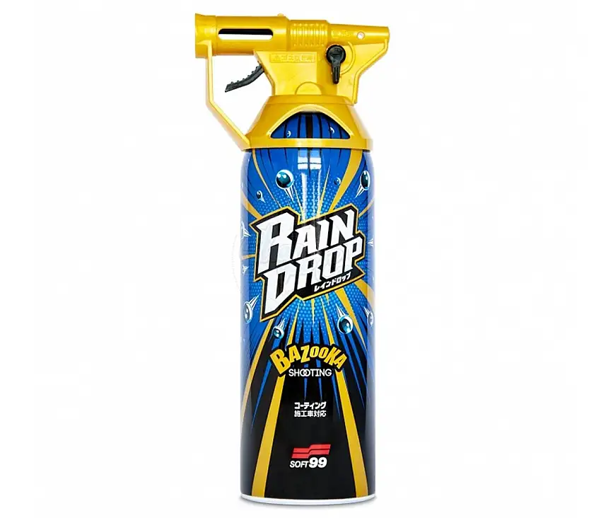 SOFT99 RAIN DROP BAZOOKA 300ML - SPRAY DE PROTECTION RAPIDE POUR VOITURES