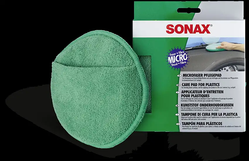 ÉPONGE D’APPLICATION SONAX POUR PLASTIQUE, Ø150 MM