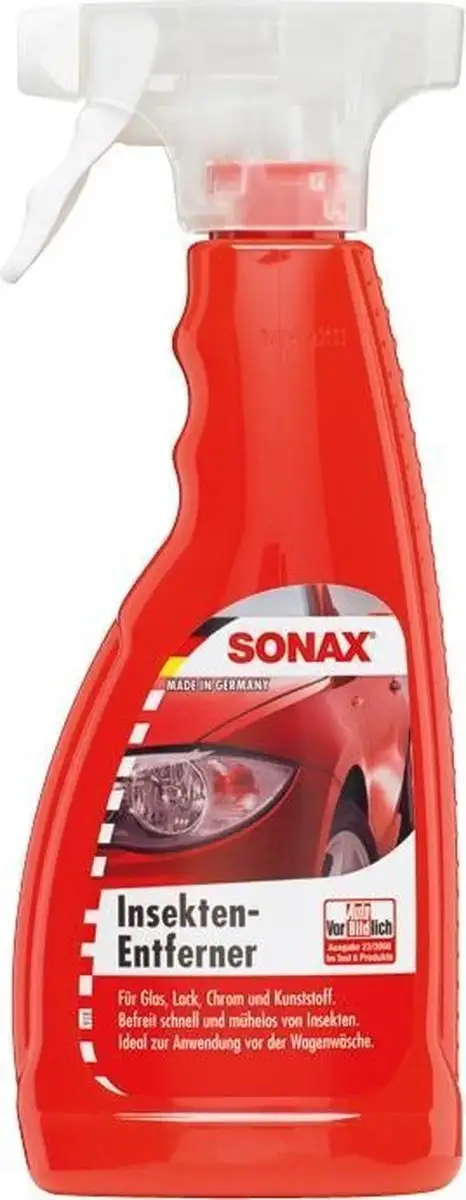 SONAX DéTACHANT INSECTES 500ML POUR UN NETTOYAGE RAPIDE ET SûR