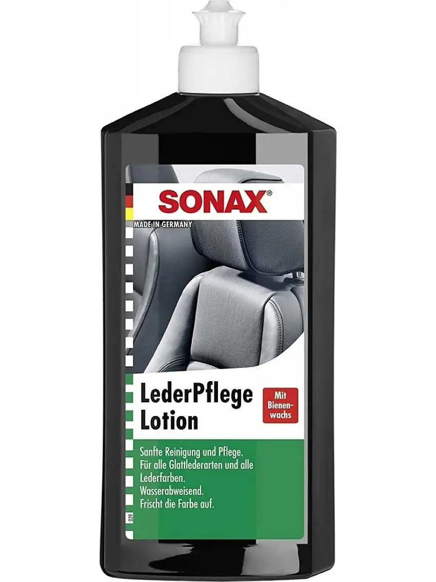 LOTION D’ENTRETIEN CUIR SONAX 250ML POUR NETTOYAGE ET SOIN EN DOUCEUR
