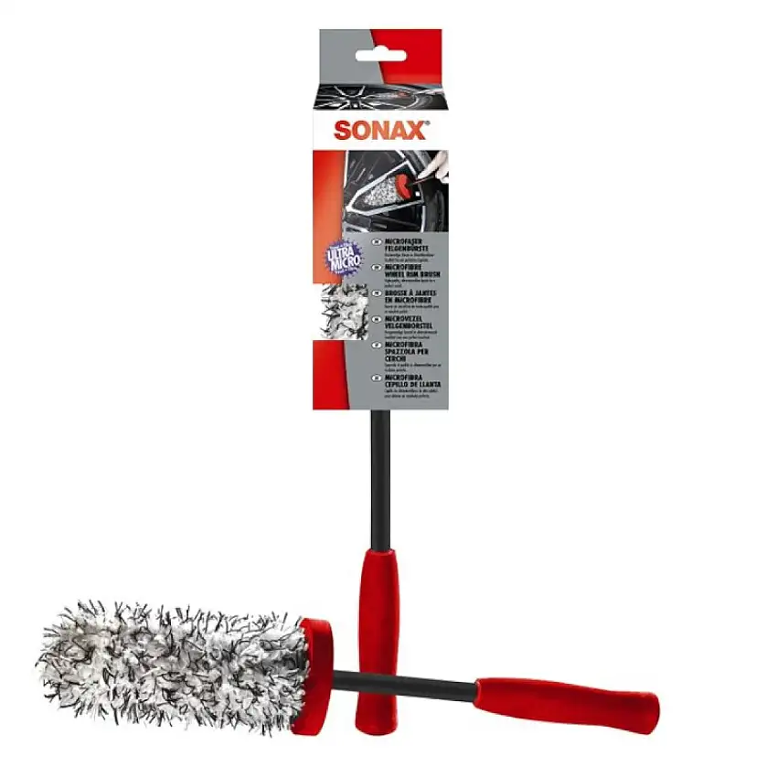 BROSSE à JANTES MICROFIBRE SONAX 37 CM POUR UN NETTOYAGE SANS RAYURES