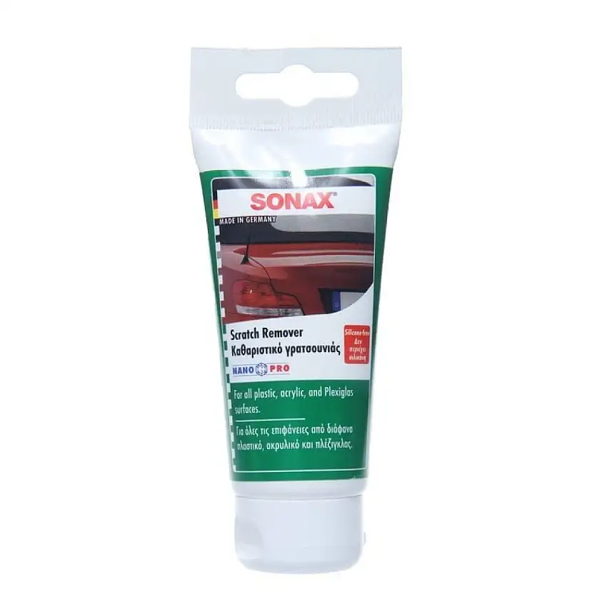 SONAX DéTACHANT PLASTIQUE 75ML POUR PLASTIQUE ET PLEXIGLAS