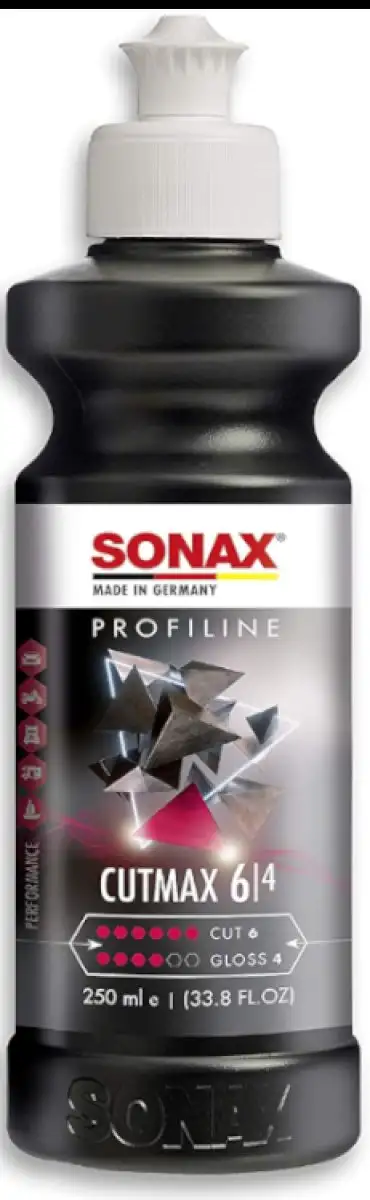 SONAX PROFILINE CUTMAX 6/4 250ML PâTE à POLIR POUR RAYURES PROFONDES