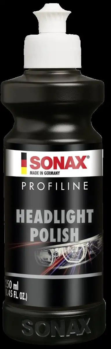 SONAX PROFILINE HEADLIGHT POLISH 250ML POUR DES PHARES CLAIRS