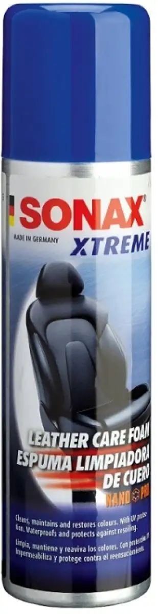 SONAX XTREME MOUSSE CUIR 250ML POUR UN NETTOYAGE ET UN ENTRETIEN EN PROFONDEUR