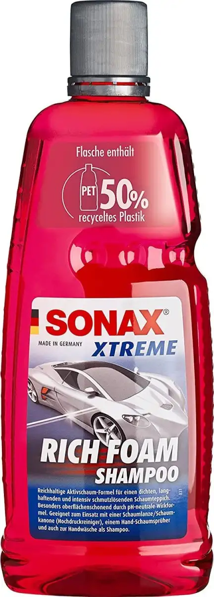 SONAX XTREME RICH FOAM SHAMPOO 1L FORMULE MOUSSANTE PUISSANTE