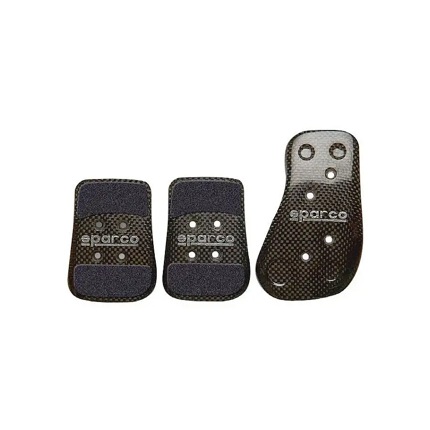 Kit 3 pédales SPARCO Carbone
