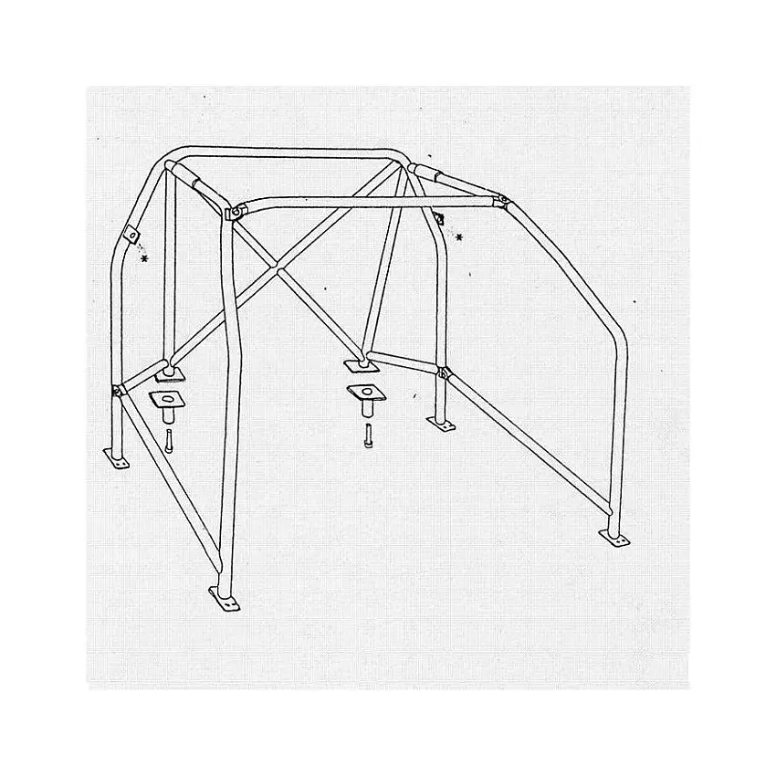 Arceau SPARCO pour CITROEN Saxo 03/1996> ou PEUGEOT 106 08/1991> multipoints à boulonner