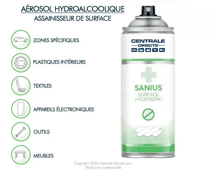 Assainisseur de surfaces SANIUS - 400ml