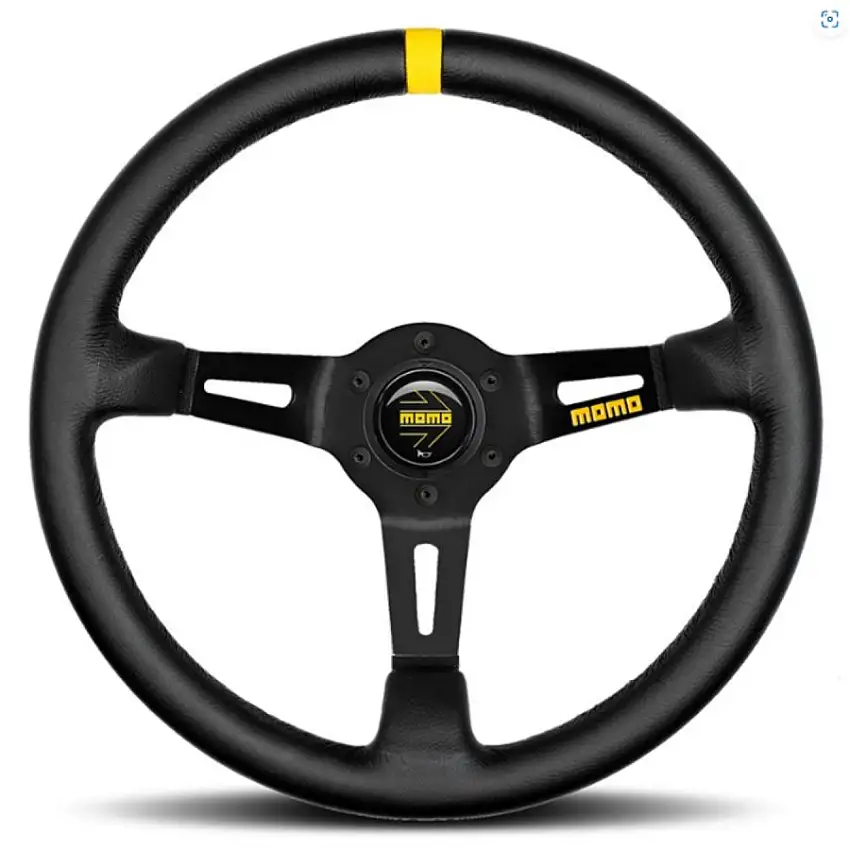 Volant MOMO MOD08 Cuir Noir