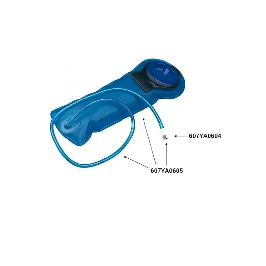 Bouteille + tube + raccordement femelle pour système drink bag STILO