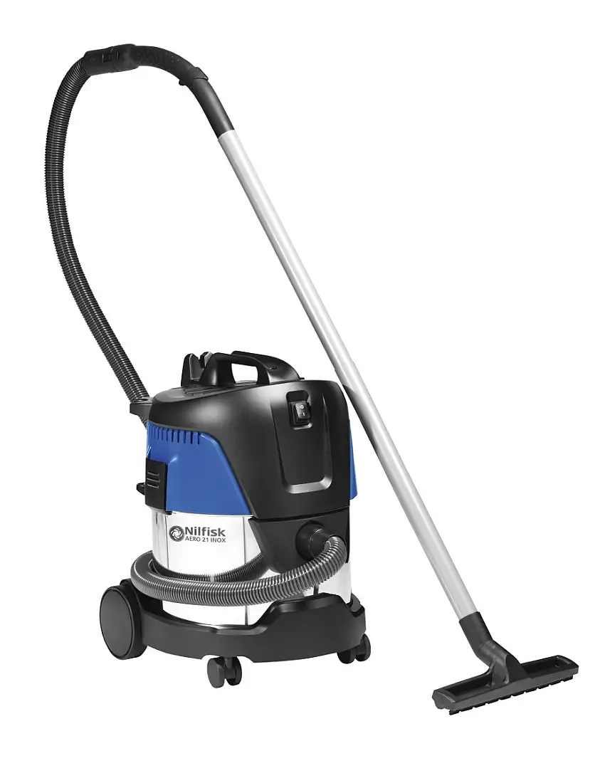 ASPIRATEUR EAU ET POUSSIèRE NILFISK AERO 21-01 PC INOX AVEC RéSERVOIR EN ACIER INOXYDABLE