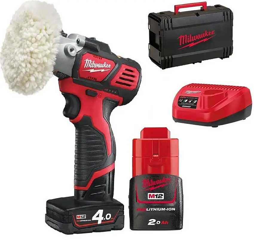 MILWAUKEE M12 BPS-421X POLISSEUSE/PONCEUSE SUBCOMPACTE AVEC RéGULATION DE VITESSE VARIABLE