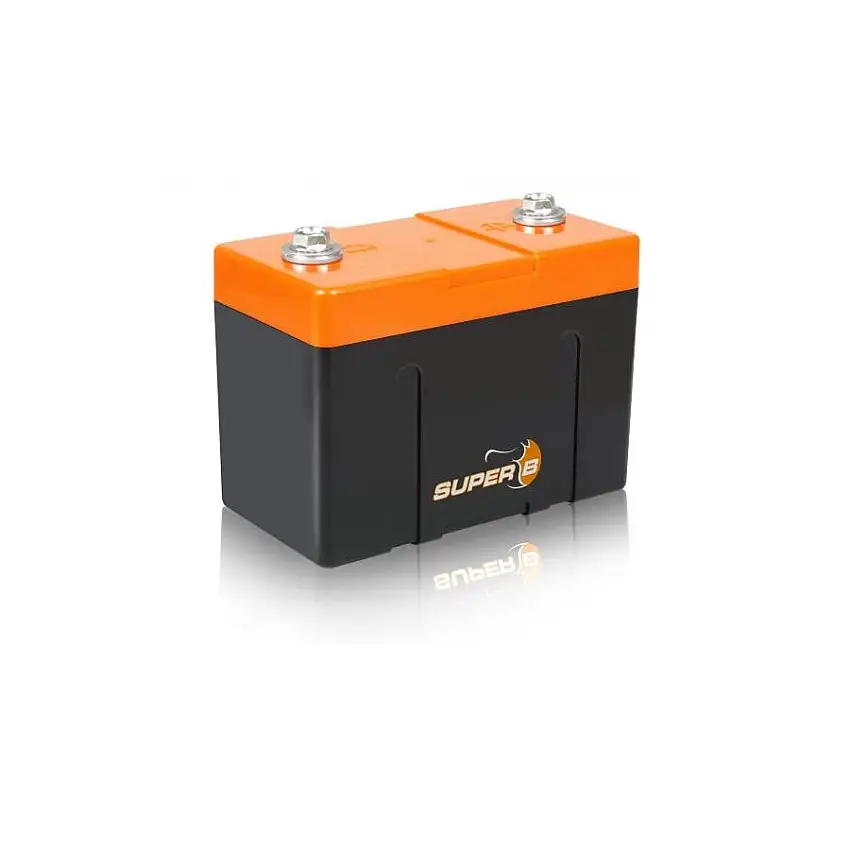 Batterie SUPER B au Lithium-Ion 5.2 A/h démarrage 300 A dimensions 114 x 81.25 x 62 mm