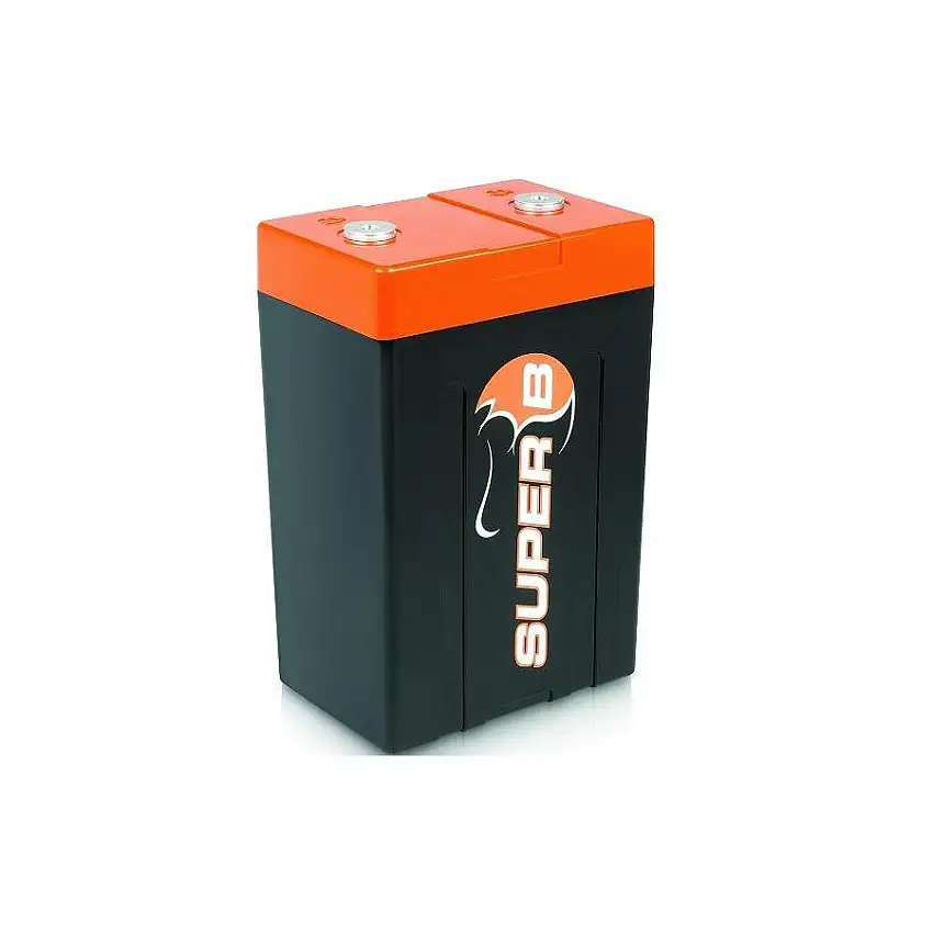 Batterie SUPER B au Lithium Fer Phosphate 15 Ah démarrage 900 A dimensions 120 x 80 x 200 mm