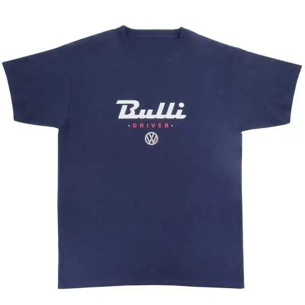T-SHIRT VW T1 BUS UNISEXE (M) - BULLI DRIVER/BLEU