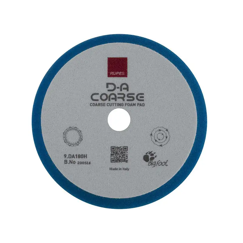 Tampon de polissage en mousse - Bleu dur - 180mm - RUPES