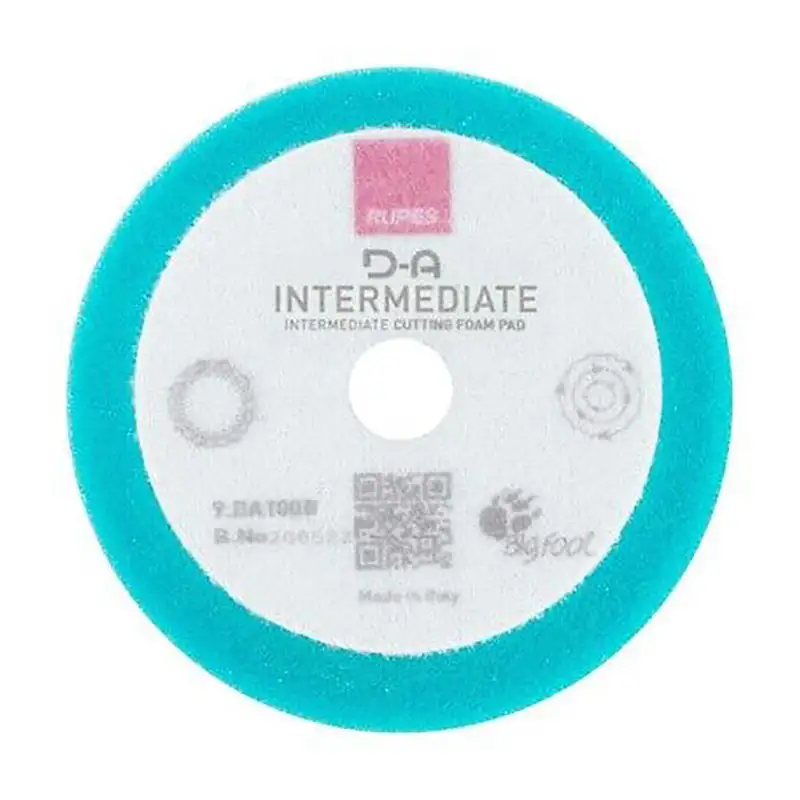 Tampon en mousse de polissage - Bleu azur - 100mm - RUPES