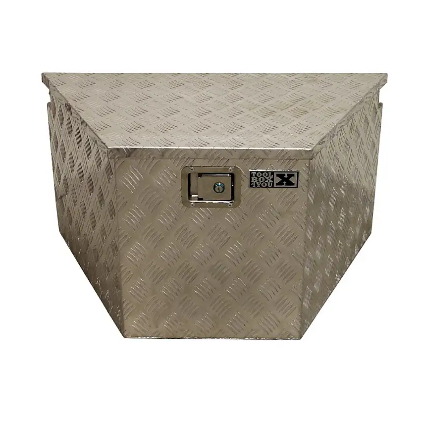 COFFRE DE RANGEMENT TOOLBOX4YOU TôLE à DAMIER MODèLE TRAPèZE 830X480X460MM