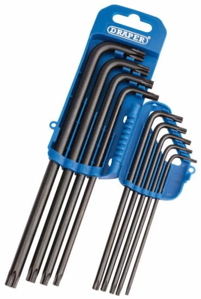 DRAPER JEU DE CLéS TORX 9 PIèCES EXTRA LONGUES