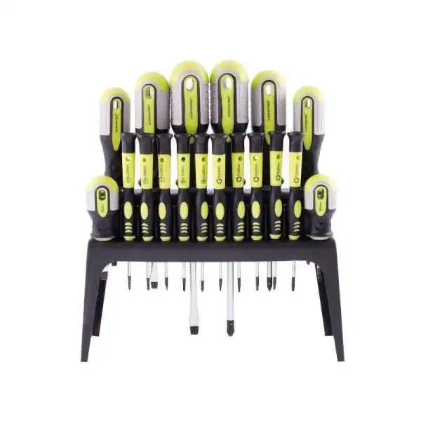 Tournevis magnétiques sur support, 18 pcs