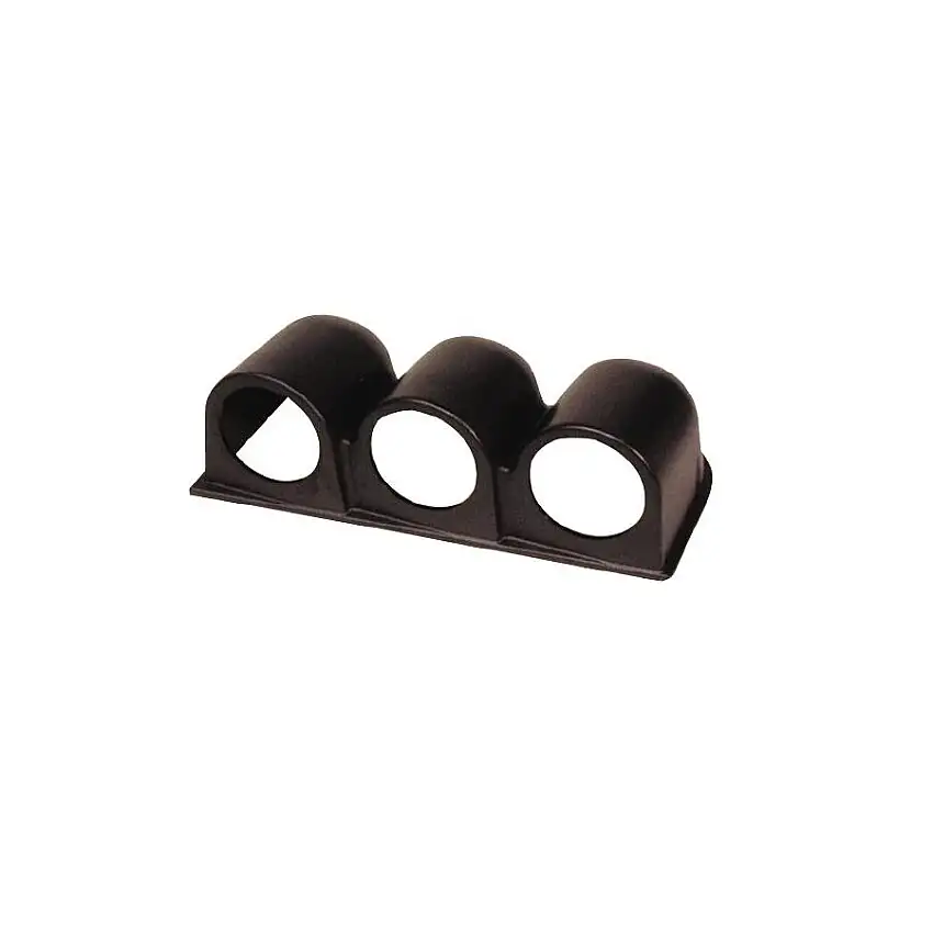 Support PVC pour 3 manomètres Ø 52 mm