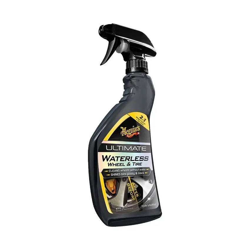 MEGUIAR'S ULTIMATE WATERLESS WHEEL & TYRE 709ML - NETTOYEZ JANTES ET PNEUS SANS EAU