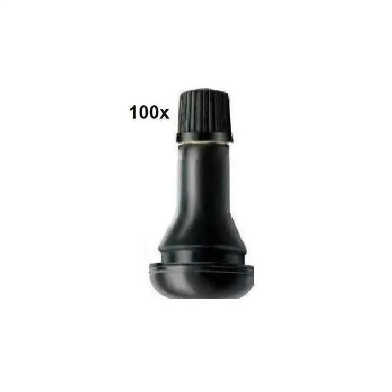100 Valves de roue courte TR413