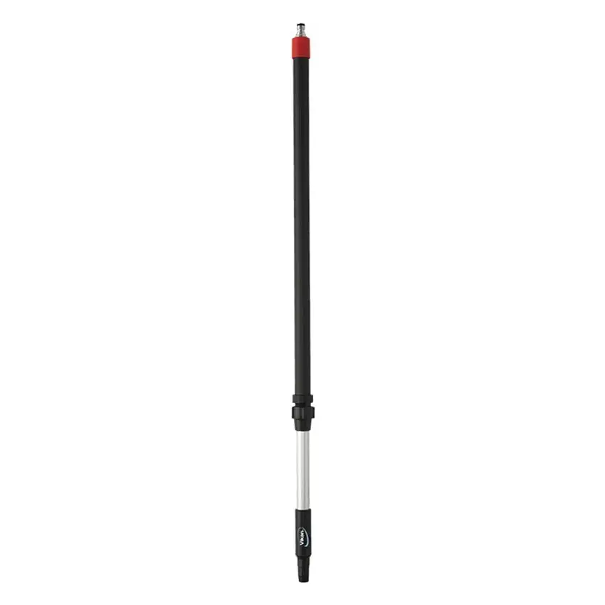 VIKAN MANCHE TéLESCOPIQUE POUR BROSSE DE LAVAGE AVEC PASSAGE D'EAU ET RACCORD GARDENA, 150-275 CM