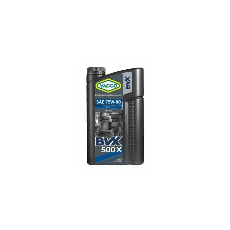 HUILE DE BOITE YACCO BVX 500 X 75W80