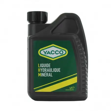 Yacco Liquide Hydraulique Minéral
