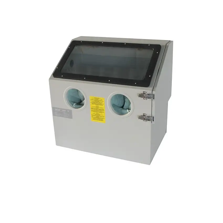 CABINE DE SABLAGE ZIONAIR 110 LITRES AVEC PORTE LATéRALE POUR UN NETTOYAGE EFFICACE