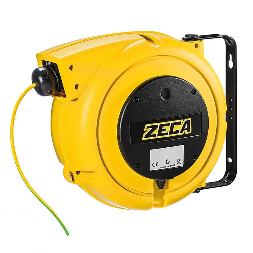 ENROULEUR DE CâBLE éLECTRIQUE DE TERRE ZECA 1 X 6 MM² 15+1 MèTRES