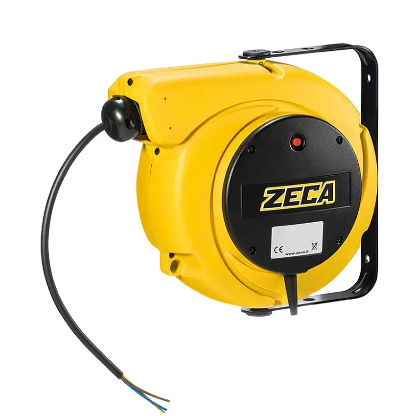 ENROULEUR DE CâBLE éLECTRIQUE ZECA 3G1,5 MM² 10+1,5 M AVEC FONCTION D’ENROULEMENT AUTOMATIQUE