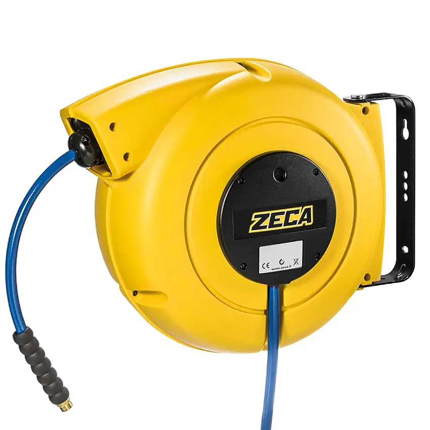 ENROULEUR DE TUYAU ZECA POUR EAU ET AIR Ø 8 MM 15+1 M