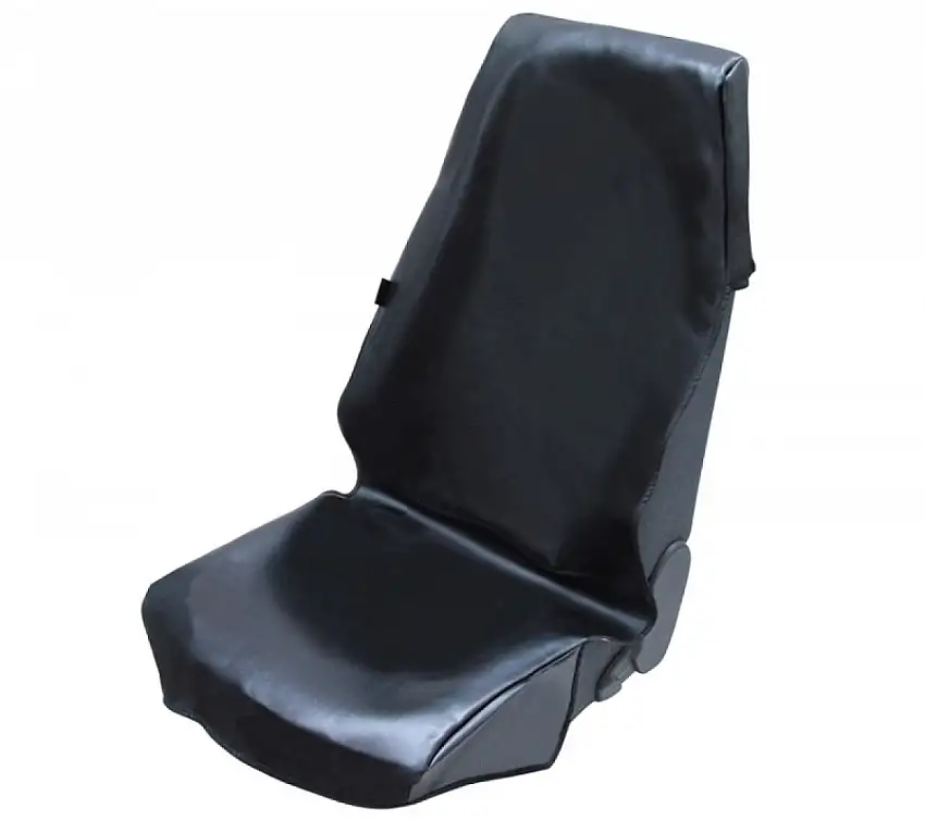 HOUSSE DE SIèGE UNIVERSELLE WALSER CLEAN TONY EN SKAï NOIR POUR SIèGE SIMPLE
