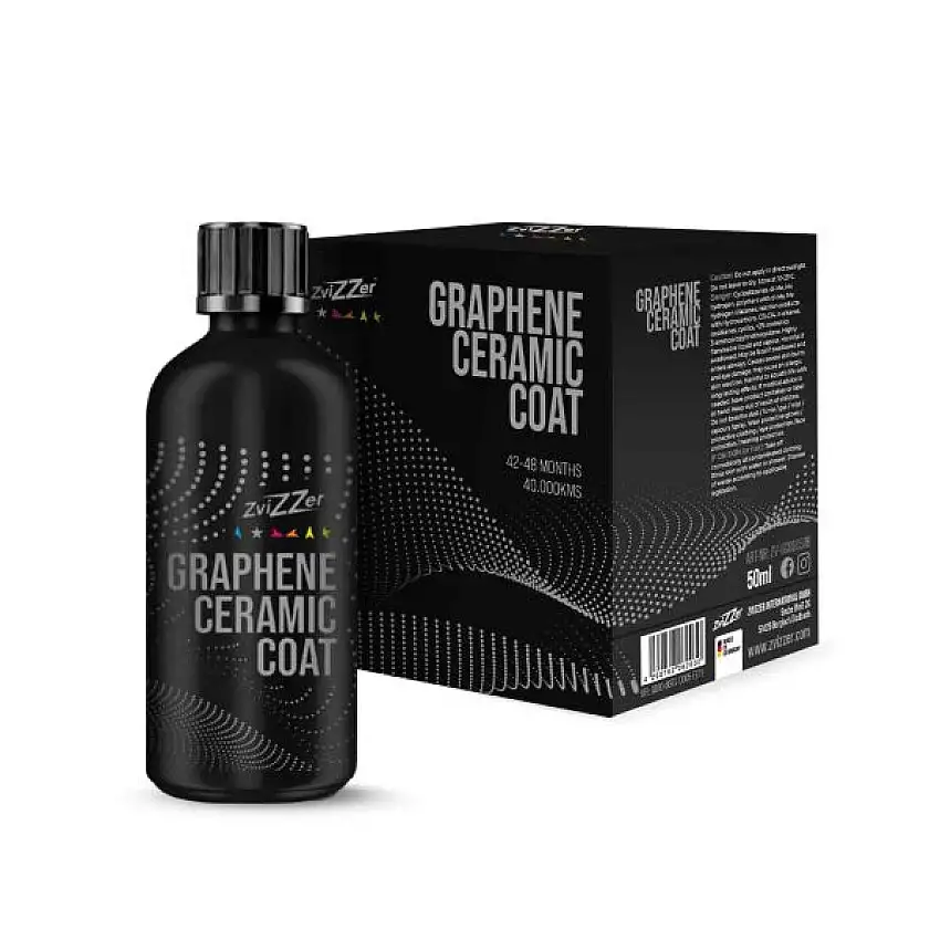 ZVIZZER GRAPHENE PAINT CERAMIC COATING BOX 50ML POUR UNE PROTECTION DURABLE DE LA PEINTURE