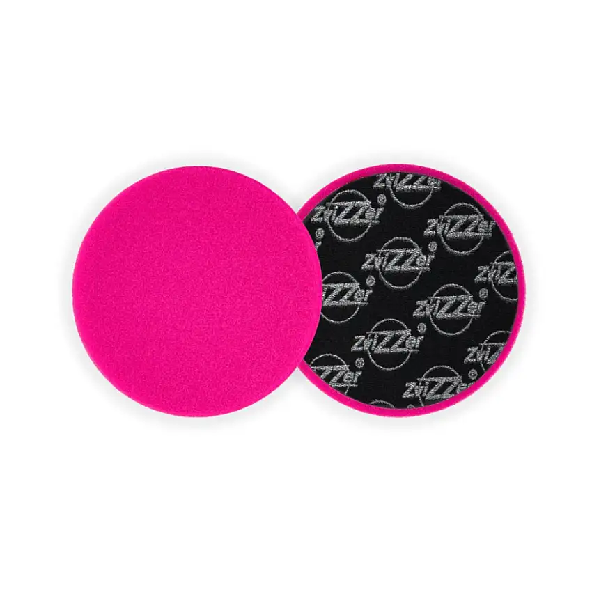 ZVIZZER STANDARD PAD HARD ROUGE Ø90/12/76MM POUR POLISSEUSES ROTATIVES